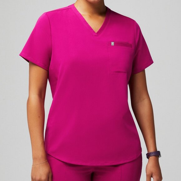 Fabletics Vital 1 Pocket Scrub Top, Size M - Picture 1 of 1